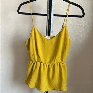 Monteau Mustard Camisole Top Empire Waist
